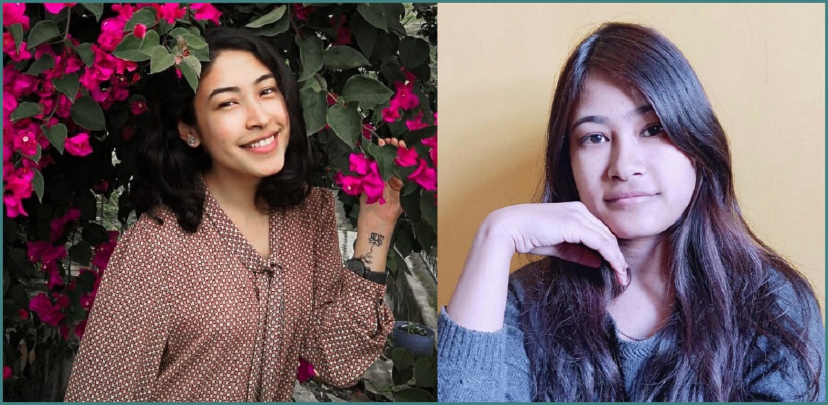 सृष्टि जयना (बायाँ) र सृजना जयना (दायाँ)